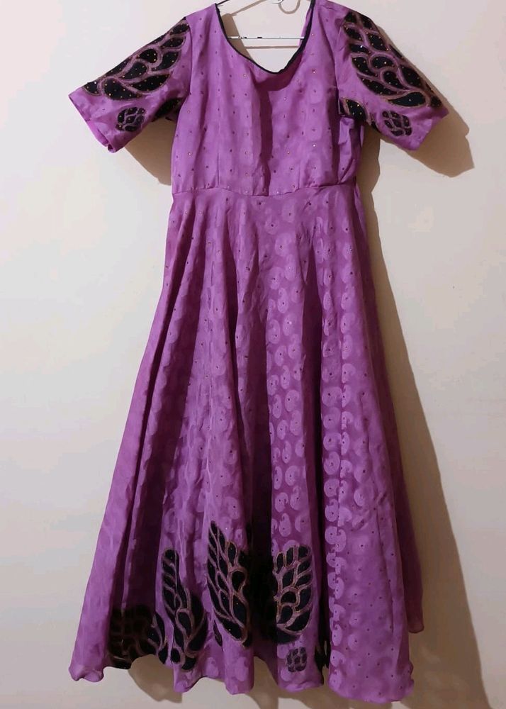 Purple Ethnic Gown