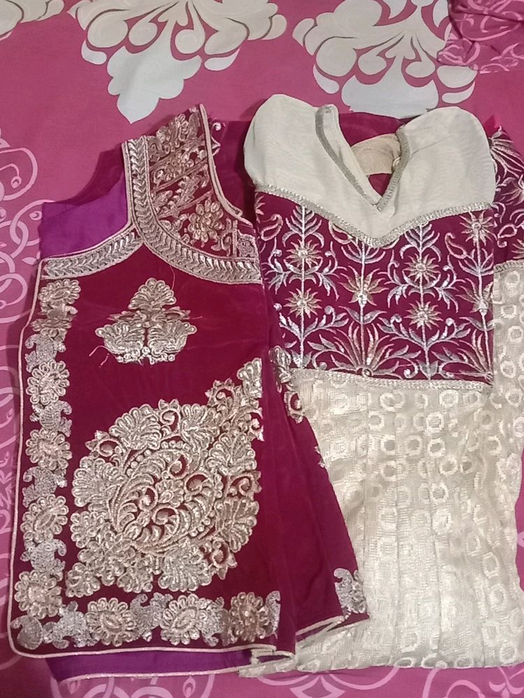 New Anarkali Suit With Heavy Valvate Jacket Must B