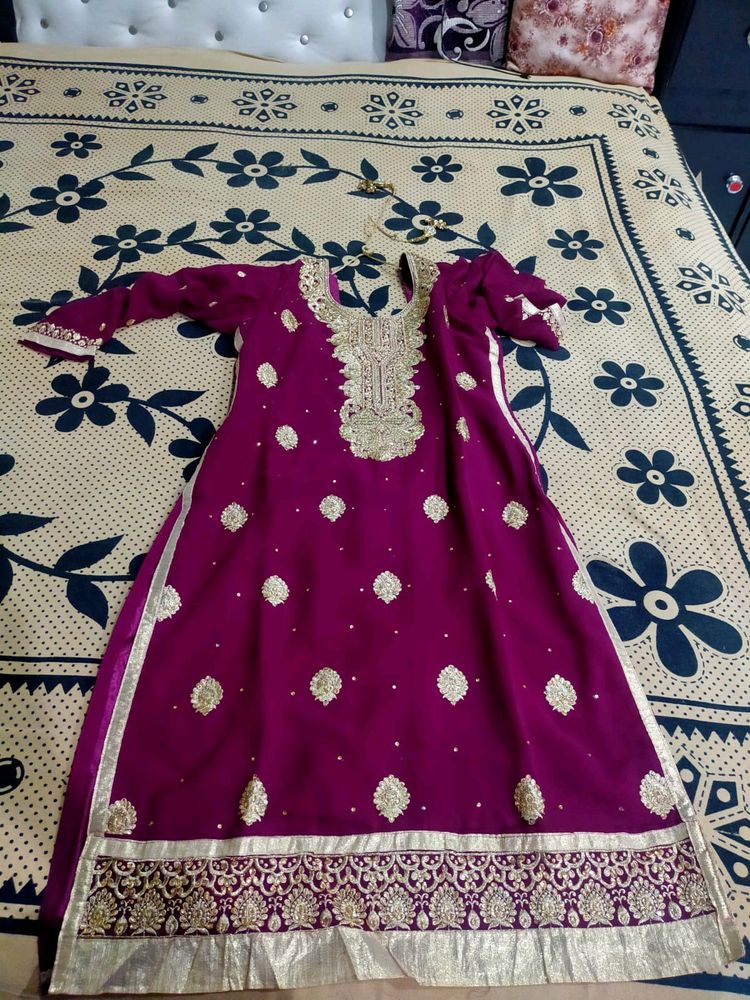 Vine Sharara Kurta Set