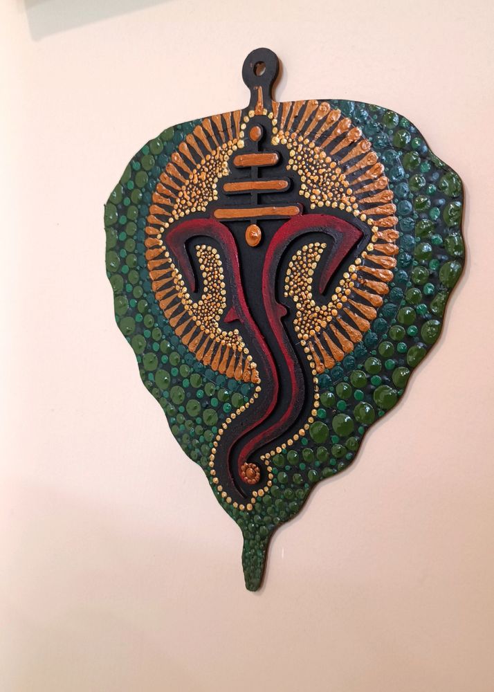 Lord Ganesha Wall Hanging Decor With Mandala Art