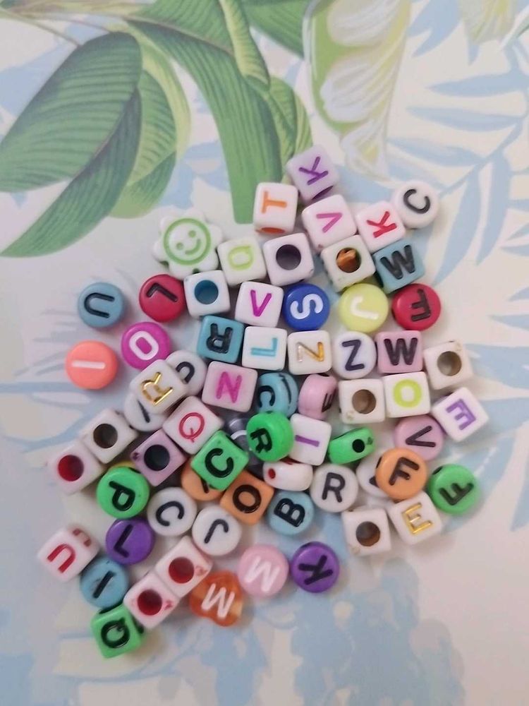 Alphabet Beads For Bracelet Making