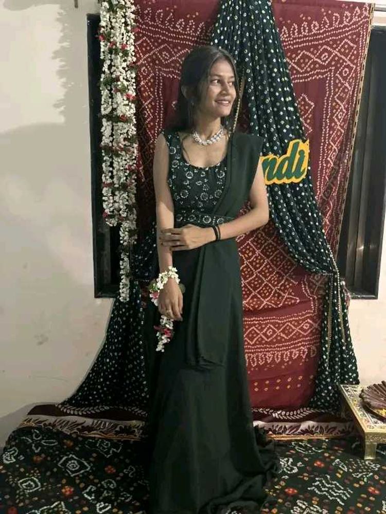 Ethnic Green Lehenga