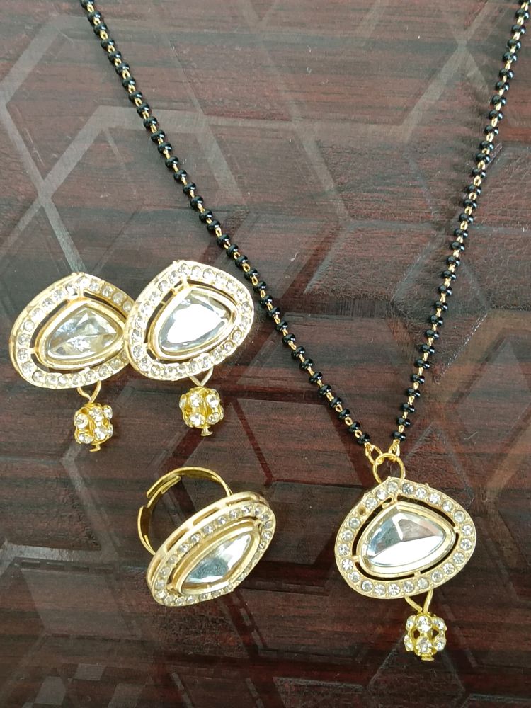 Kundan Mangalsutra Set