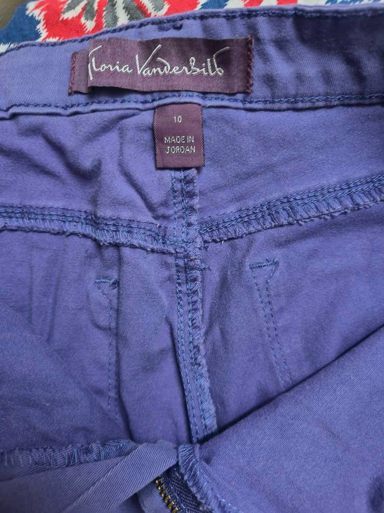 Light Purple Straight Jeans