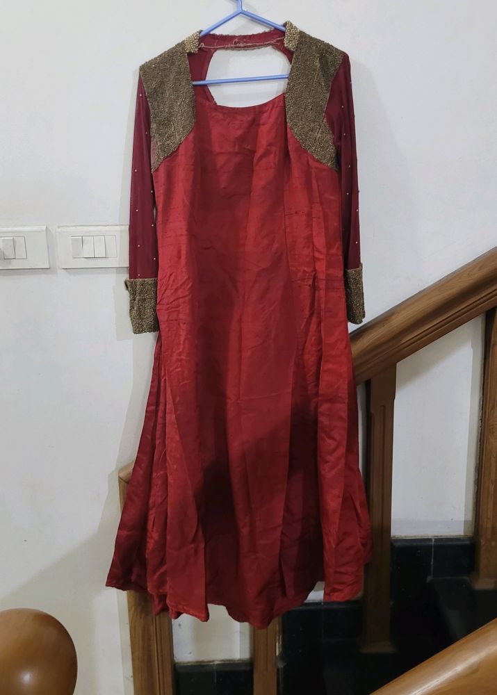 Red Party Wear Kurti 🥰