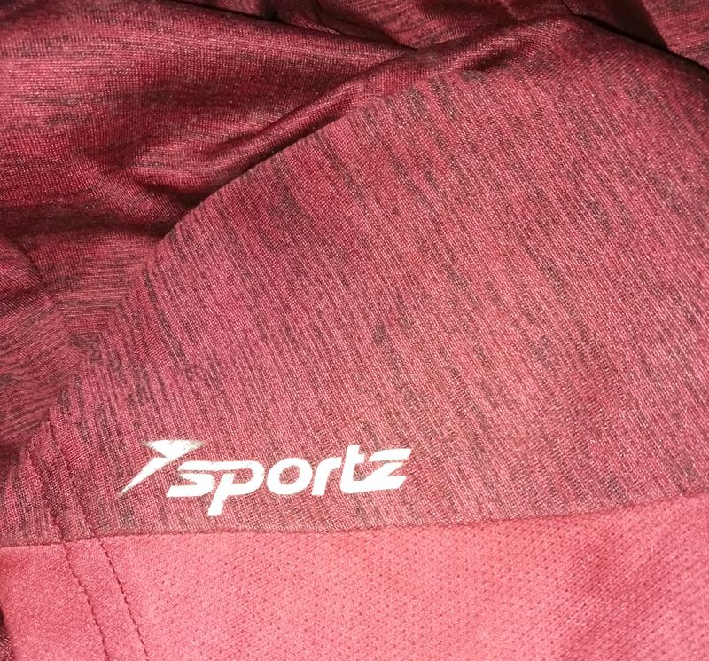 Active Wear Maroon Unisex Shorts