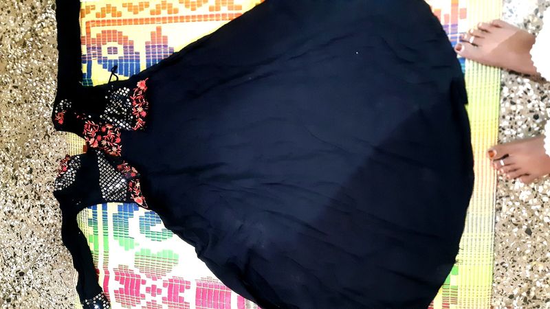 Black Full Length Kurti