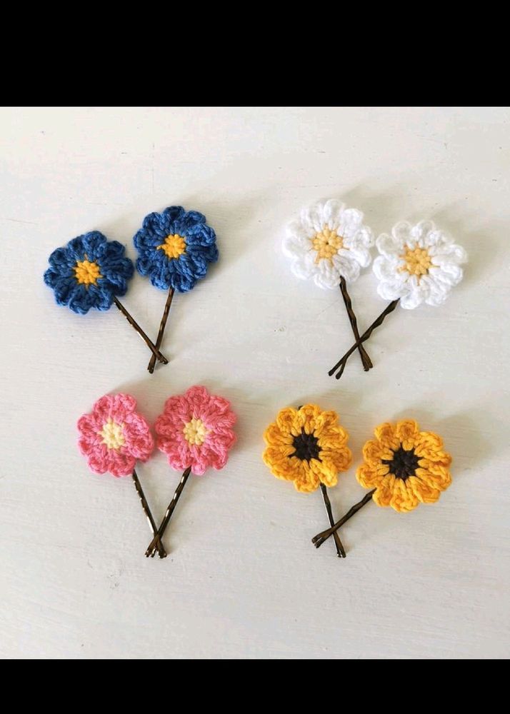 Crochet Flower Pin (4)