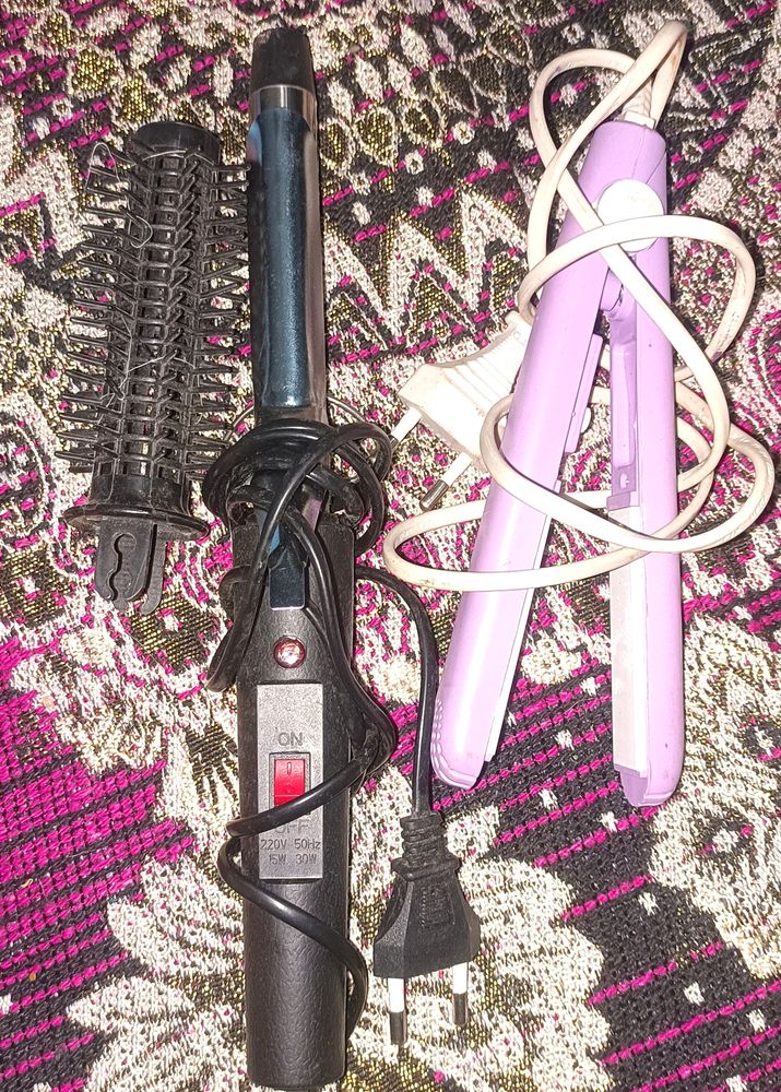 Hair Roller Nd Straightener