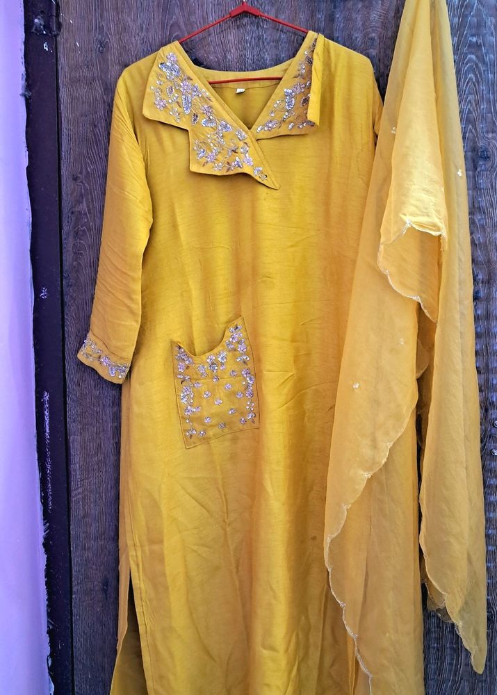 Heavy Kurta Set With Dupatta