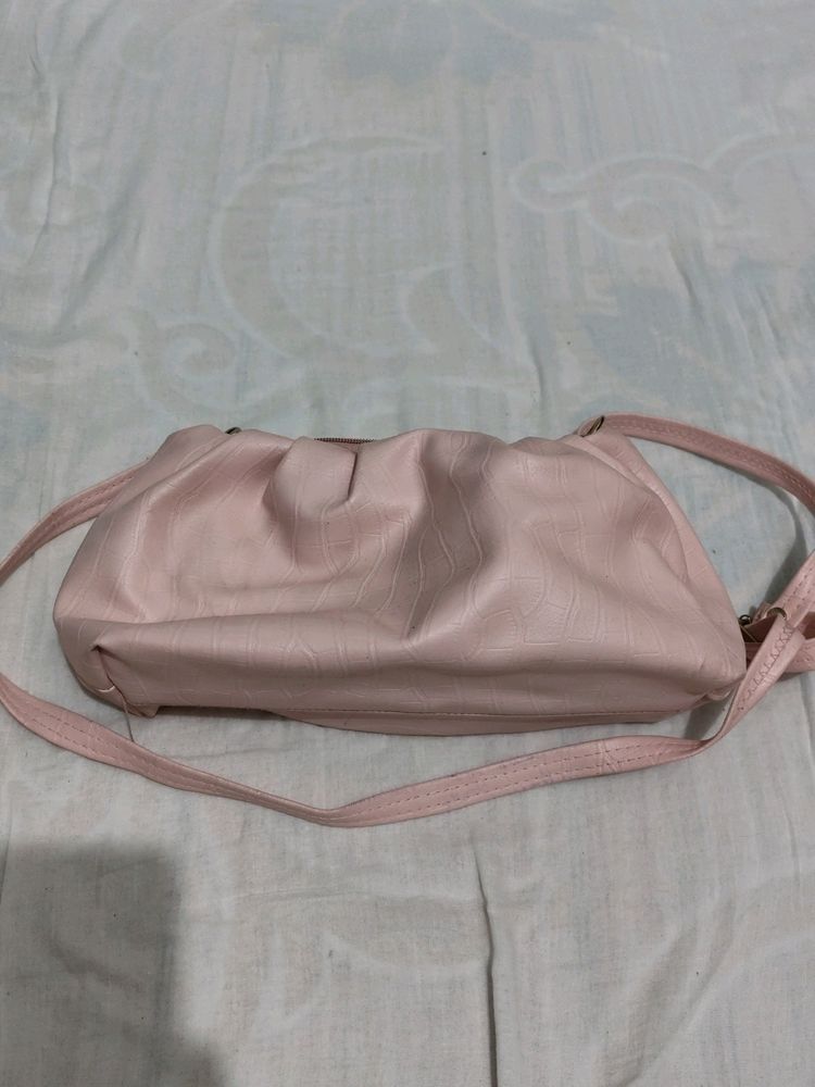 Pink Slingbag Long Short Hand Rope