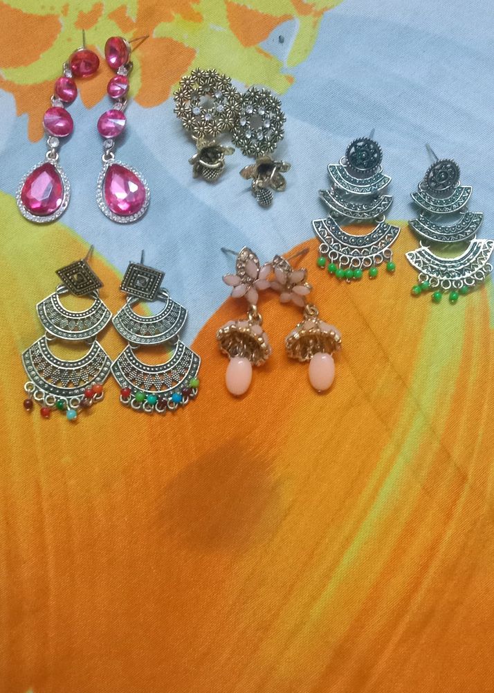 Combo Earings Top Beautiful 😍 Jodi