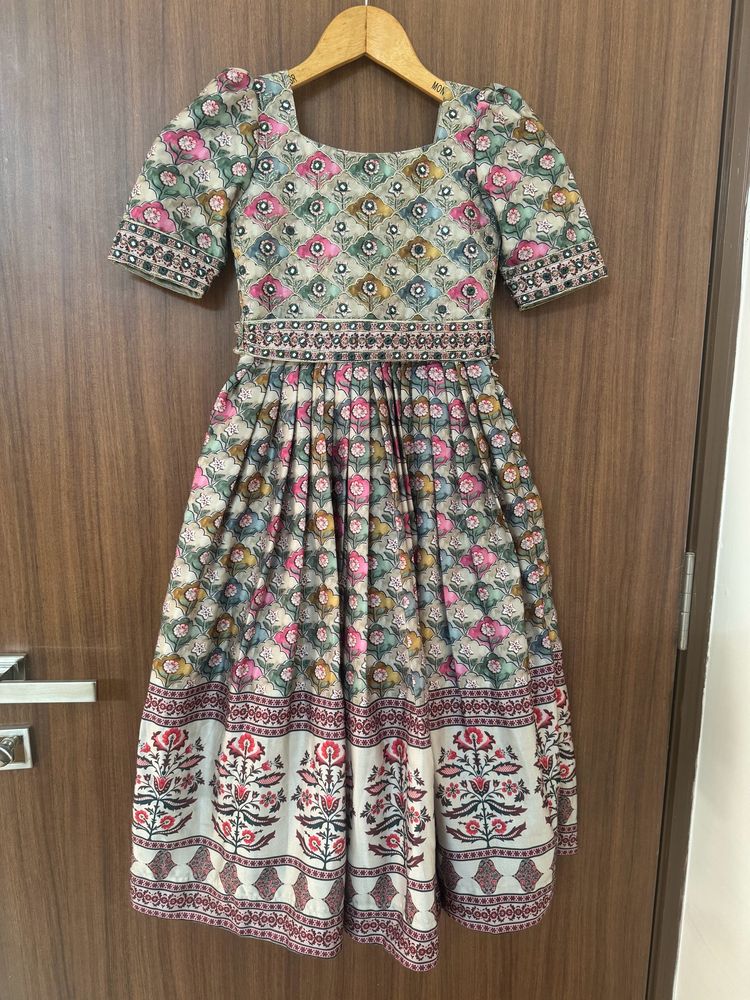 Traditional Kalamkari Full Length Frock