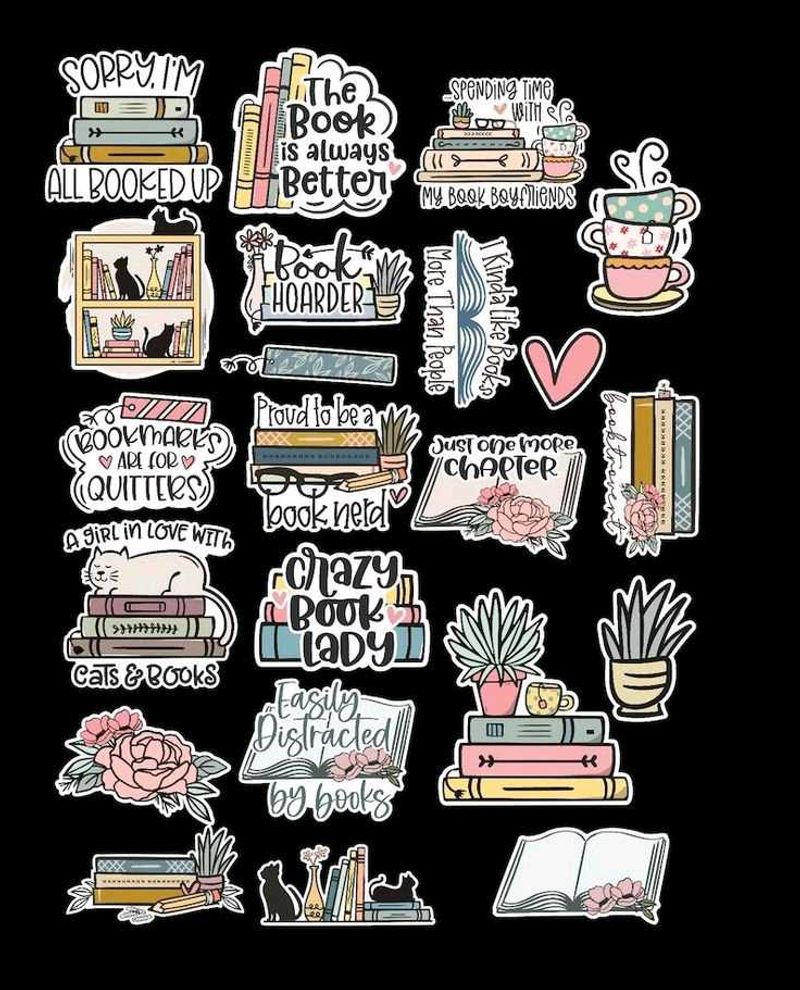 Book Lover Stickers