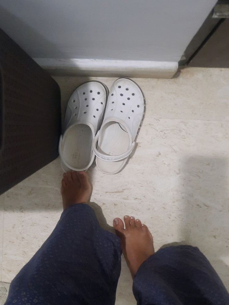 White Crocs Unisex