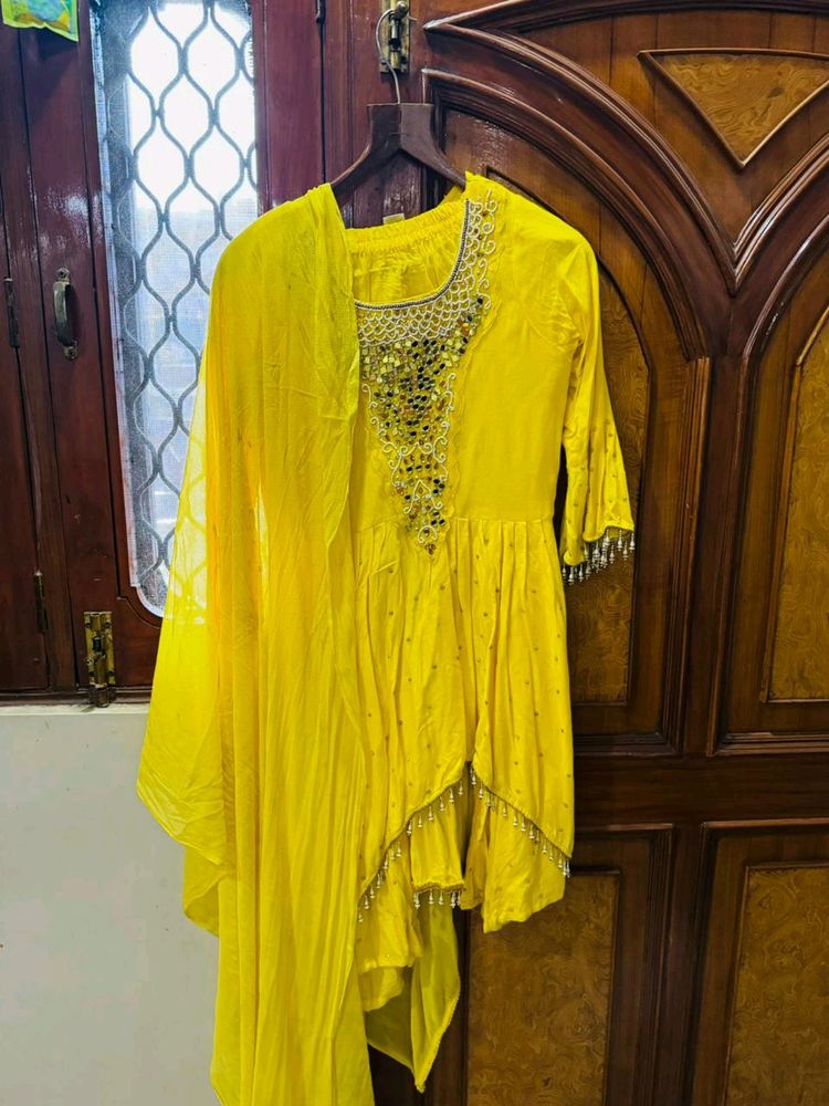 Haldi Suit For Weeding