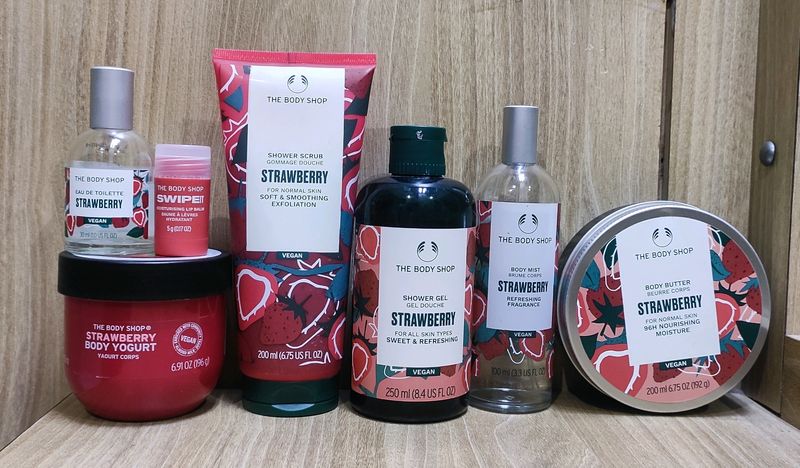 Strawberry Range By The Body Shop