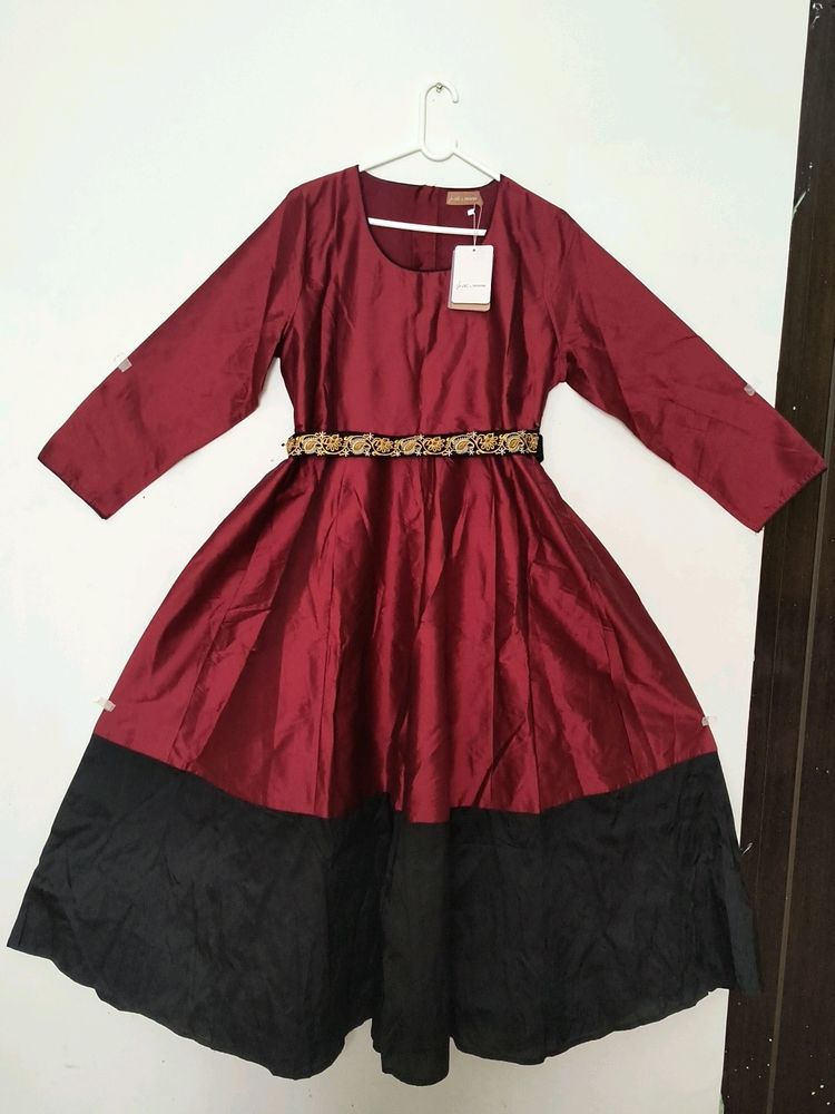 Shae By Sassafras, Charming Maroon Dress