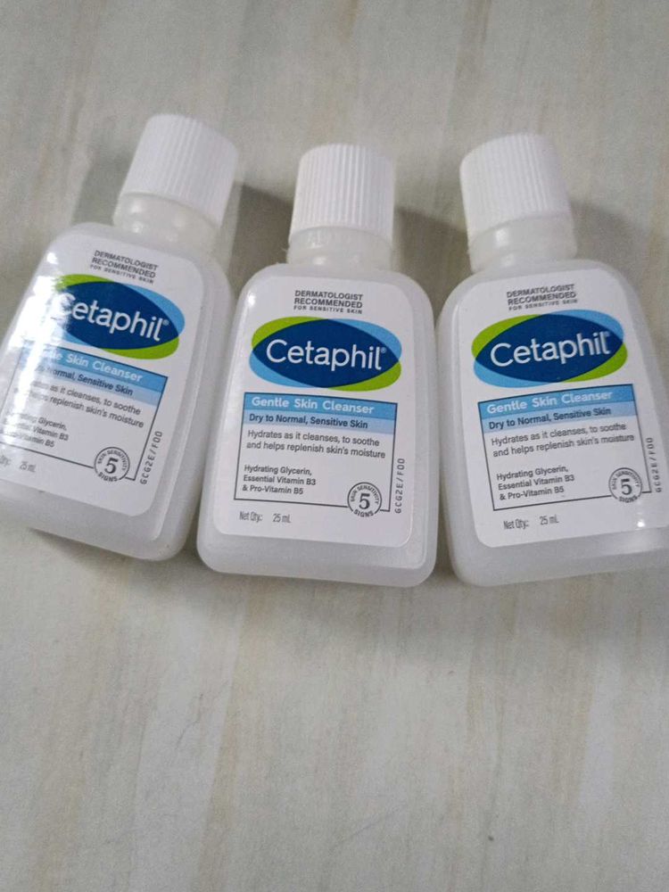 Combo Of 3 Mini Cetaphil Gentle Skin Cleanser