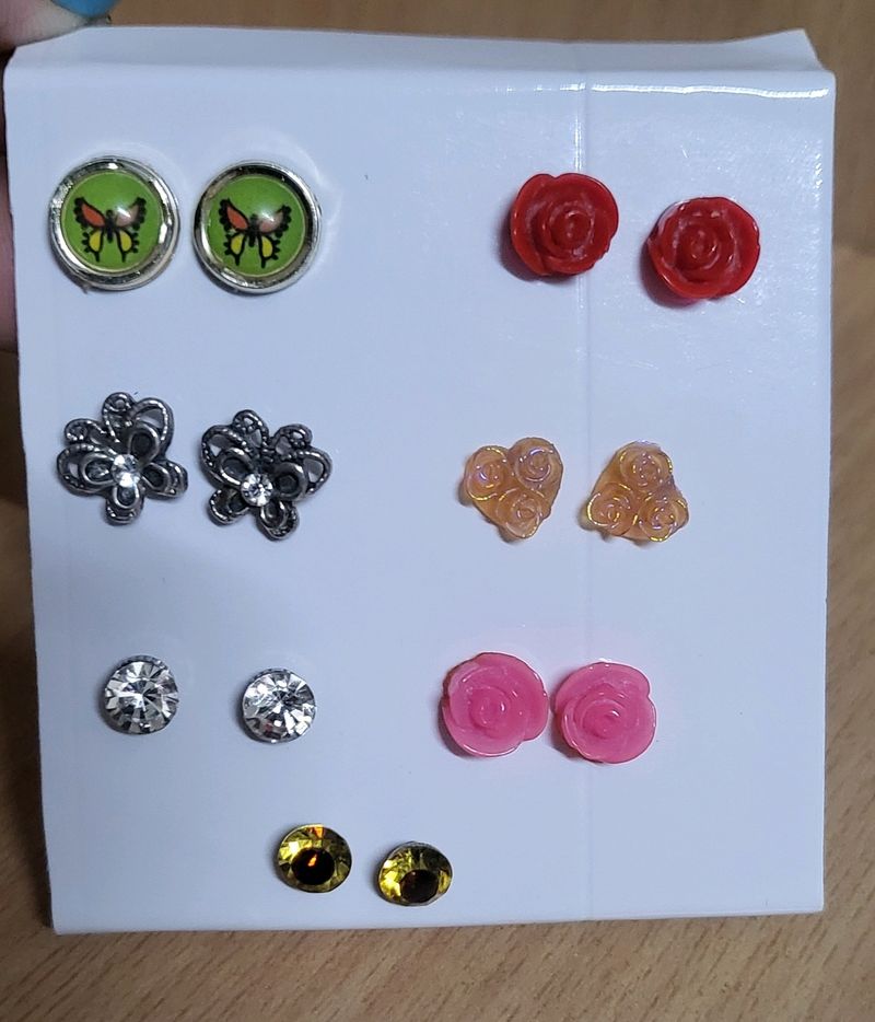 Combo Of Earring Studs For Women(Setof7)