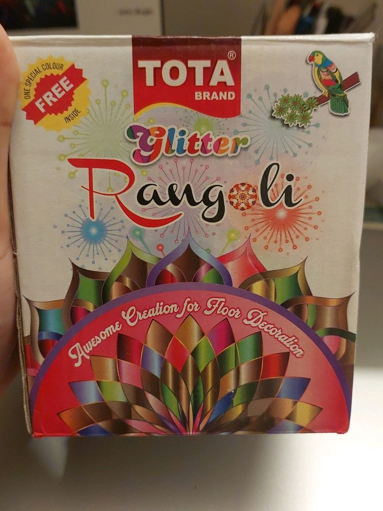 GLITTER RANGOLI SET OF 8