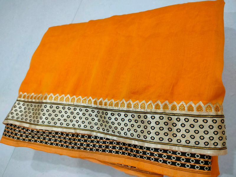 Cotton Saree🧡