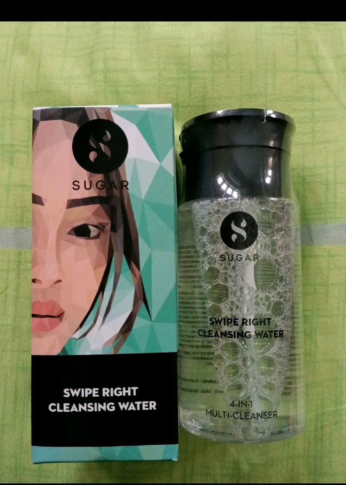 Sugar Swipe Right  Cleansing Water