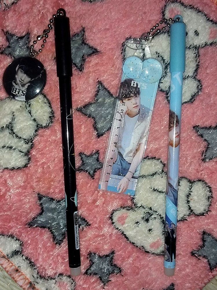 Bts Pens With Chain Pendants