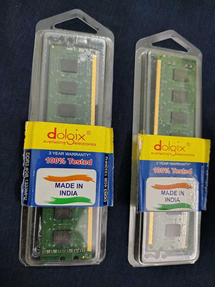 Dolgix 4GB DDR3 RAM | 1333MHz Desktop Memory