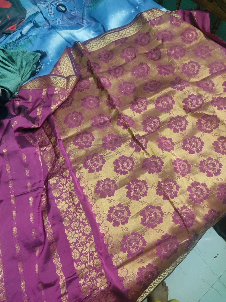 New Kanjivaram Saree With Blouse Piece