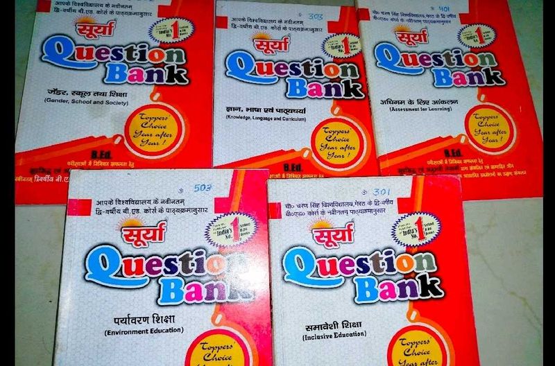 B.Ed 2nd Yr Question Bank (Surya)Hindi