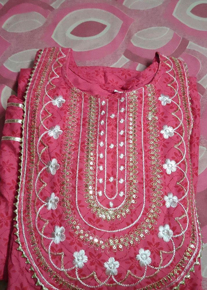 Lovely peach kurti