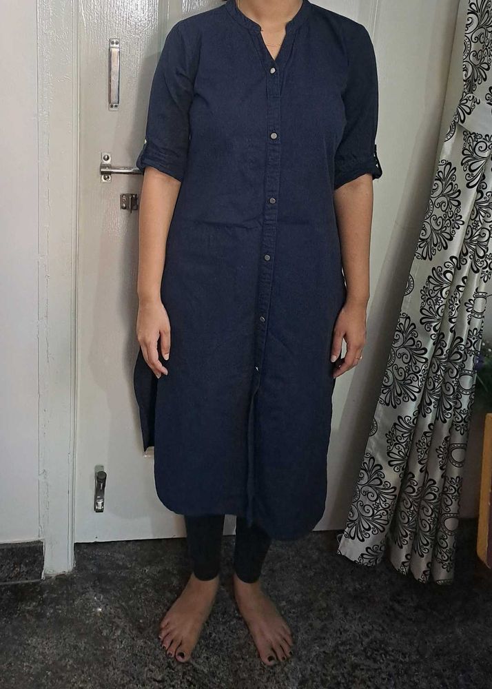 Aurelia Navy Blue Kurta