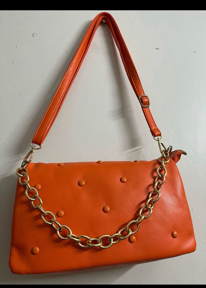 Zara Hot Orange Bag