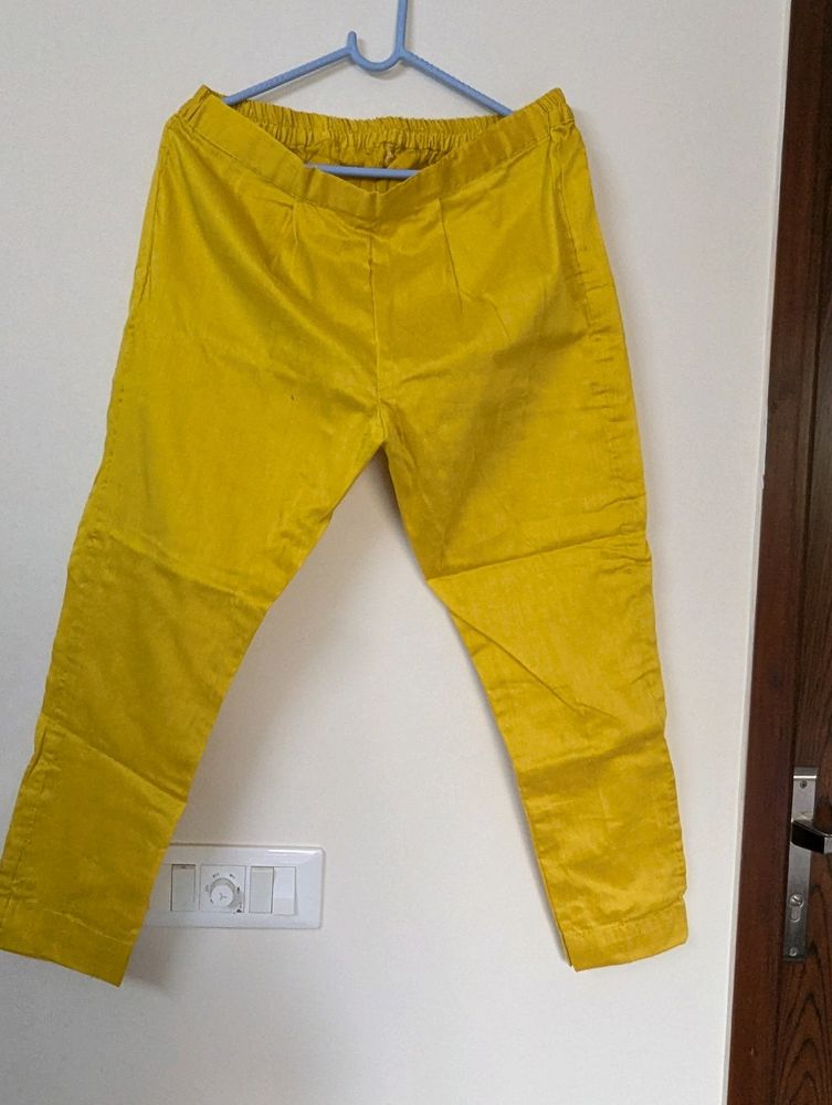 Yellow Bottom Pants