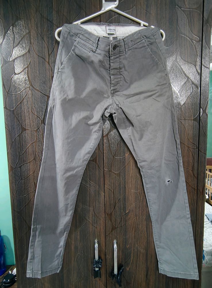 Dark Grey Trouser For Men