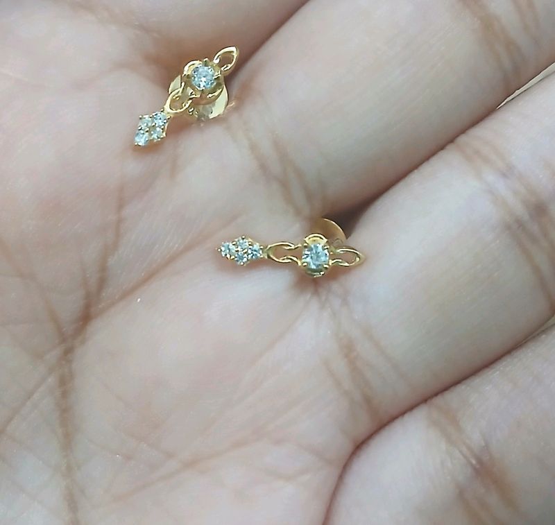 Giva Gold Plated 925 Silver Earrings