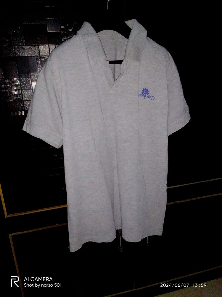 Grey Polo Shirt For Men