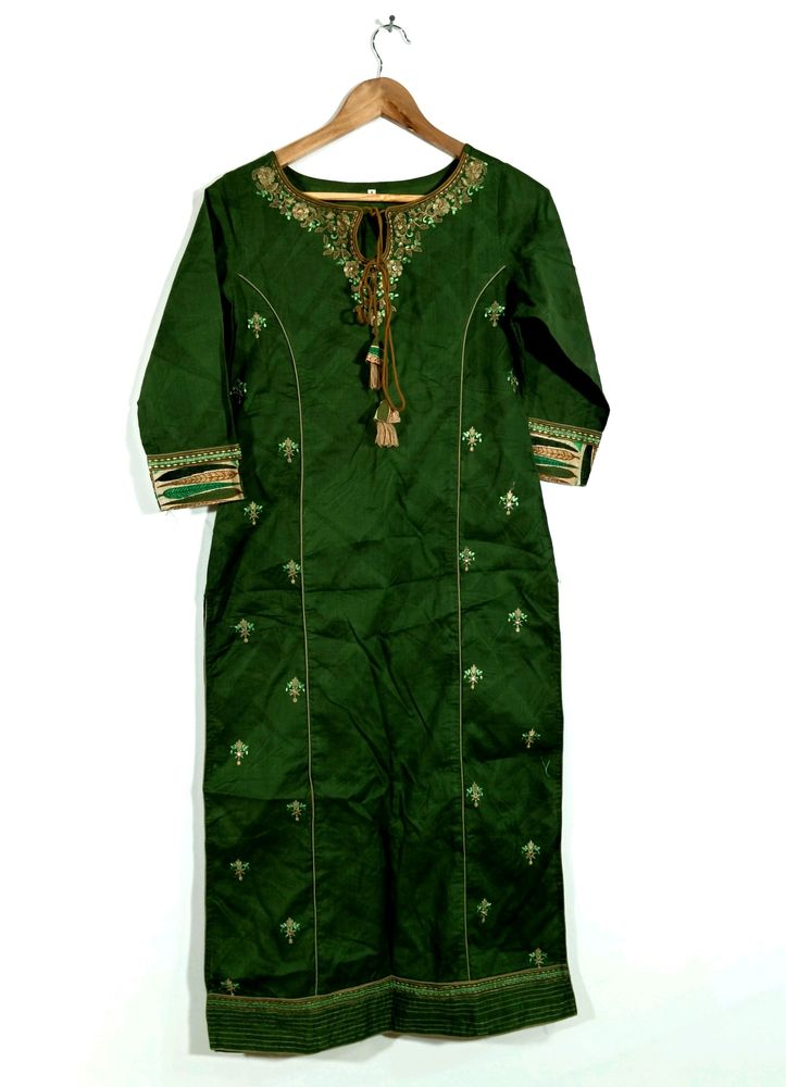 Green Ethnic Kurta (Women)