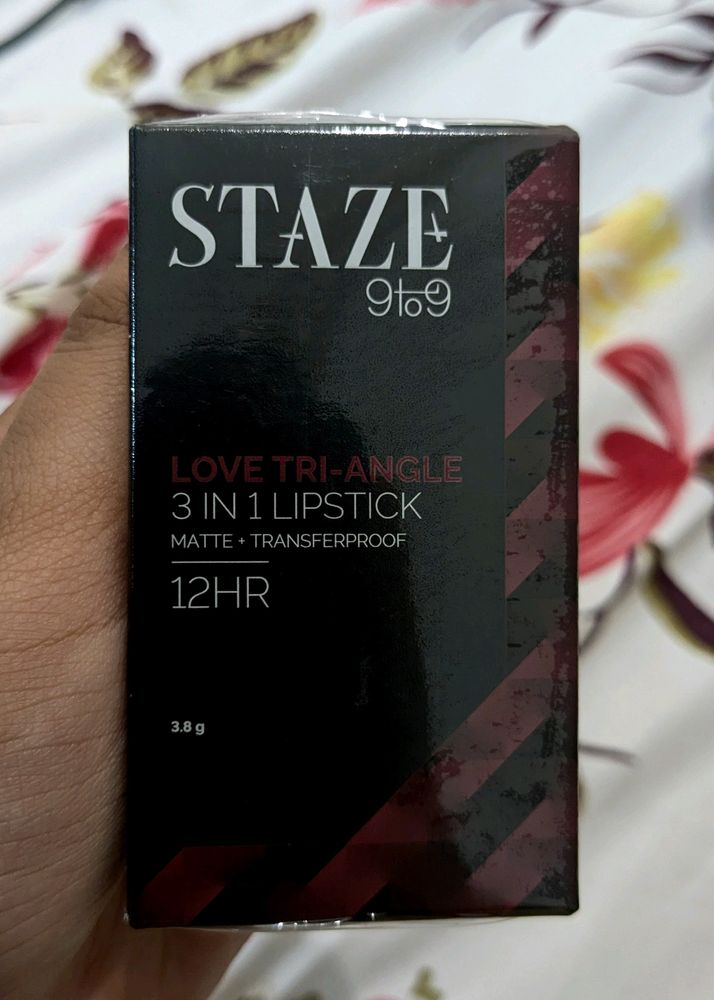 STAZE 9to9 3 In 1 Lipstick (Truffle Blush)