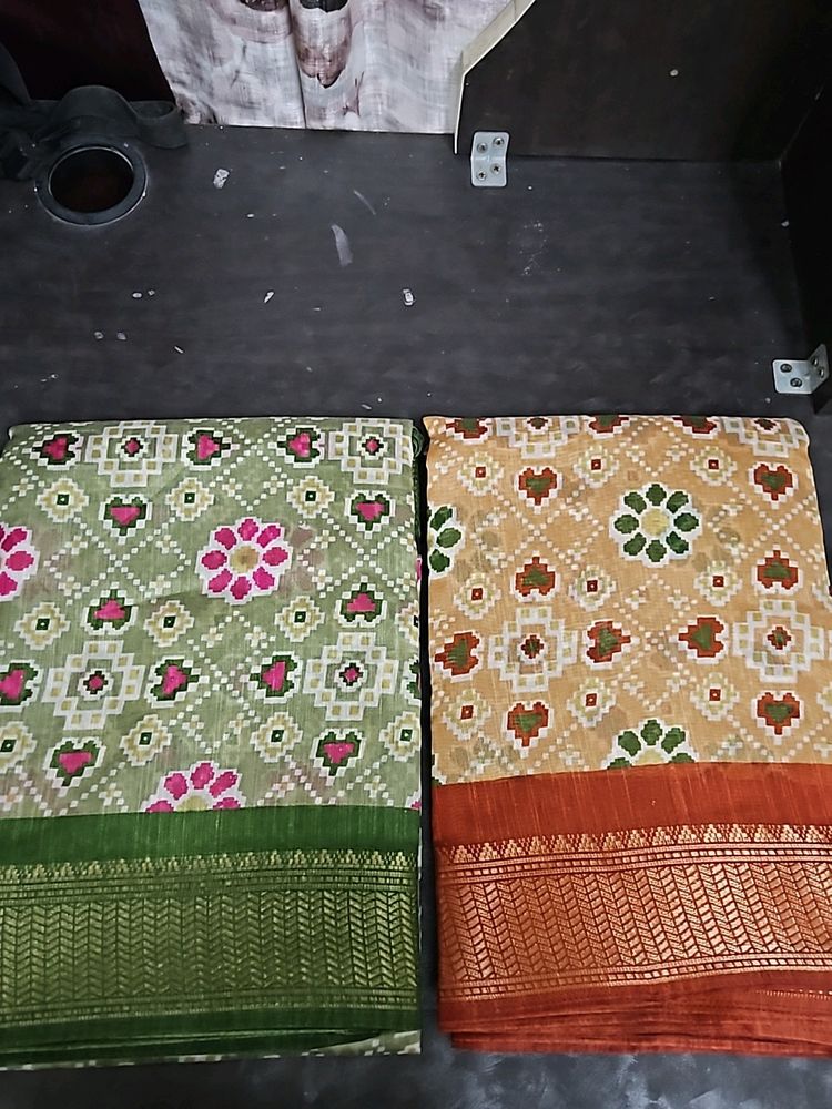 Kalamkari Poly Silk Saree In Combo Sale