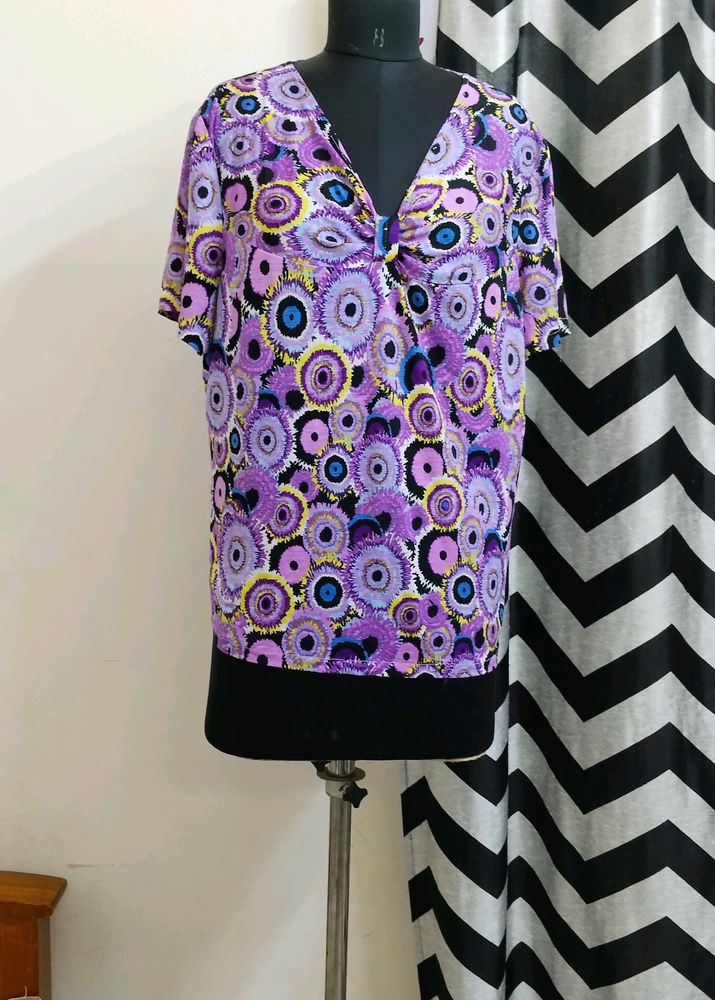 Plus Size Evil Eye Top