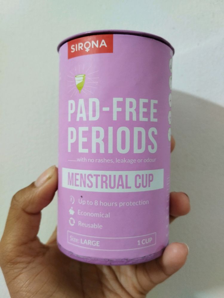 Sirona Reusable Menstrual Cup (With Pouch)