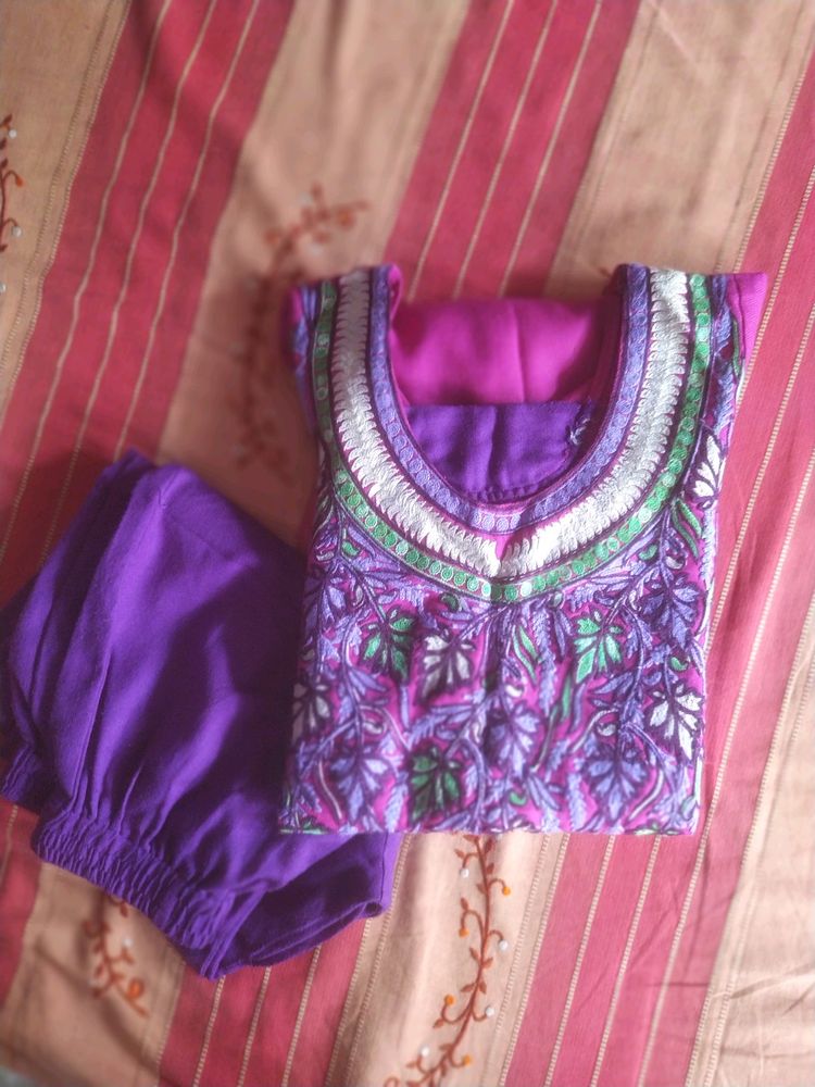 Kashmiri Woollen Suit Set