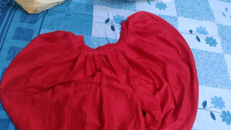 Red Dhoti Salwar