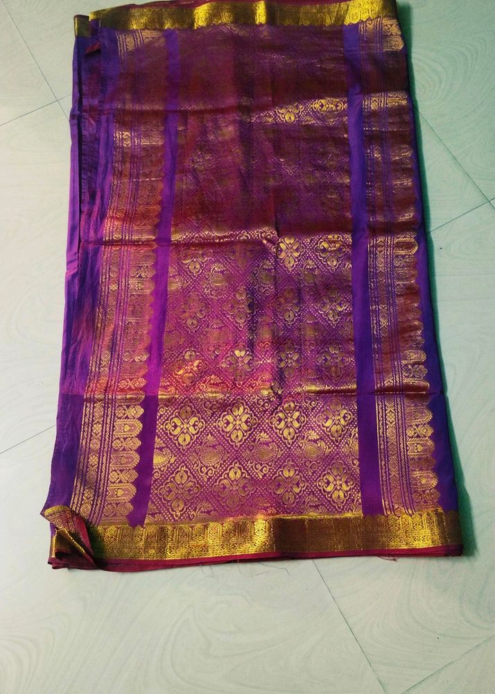 Banarsi Silk Gadwal Saree