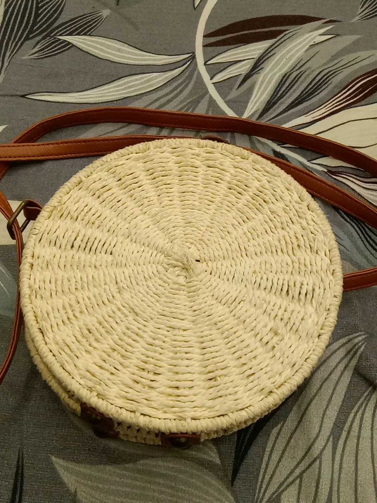 Round Bamboo Bag