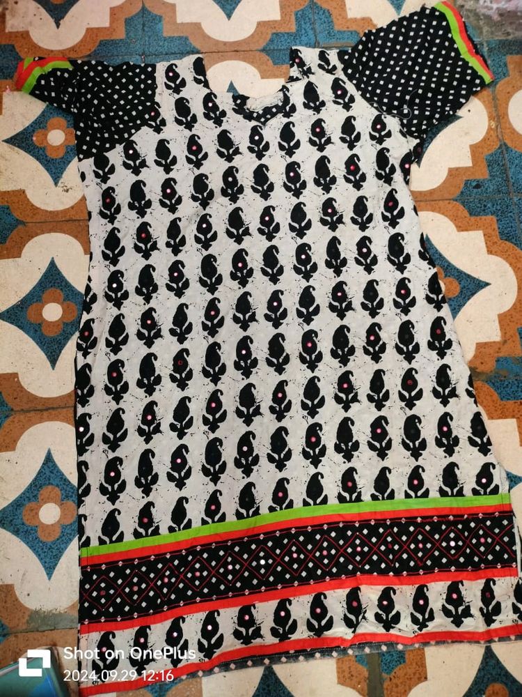 Cotton Kurti With Salwar