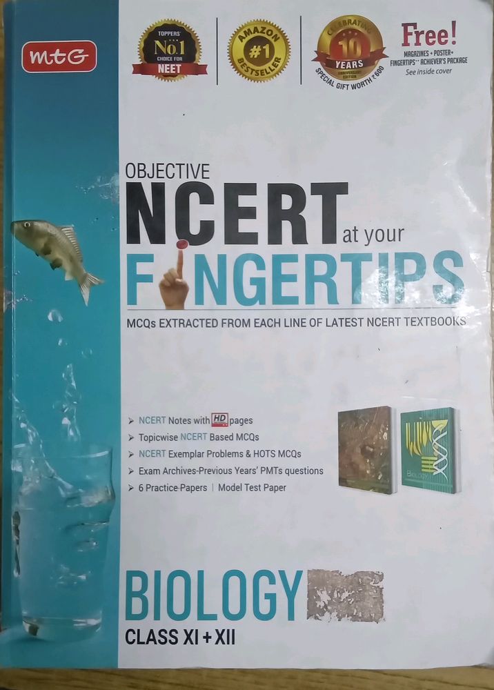 Objective NCERT at Your FINGERTIPS BIOLOGY. For 11th And 12th Class Students Highly Useful For Neet Aspirants And CHEMISTRY MIND MAPS