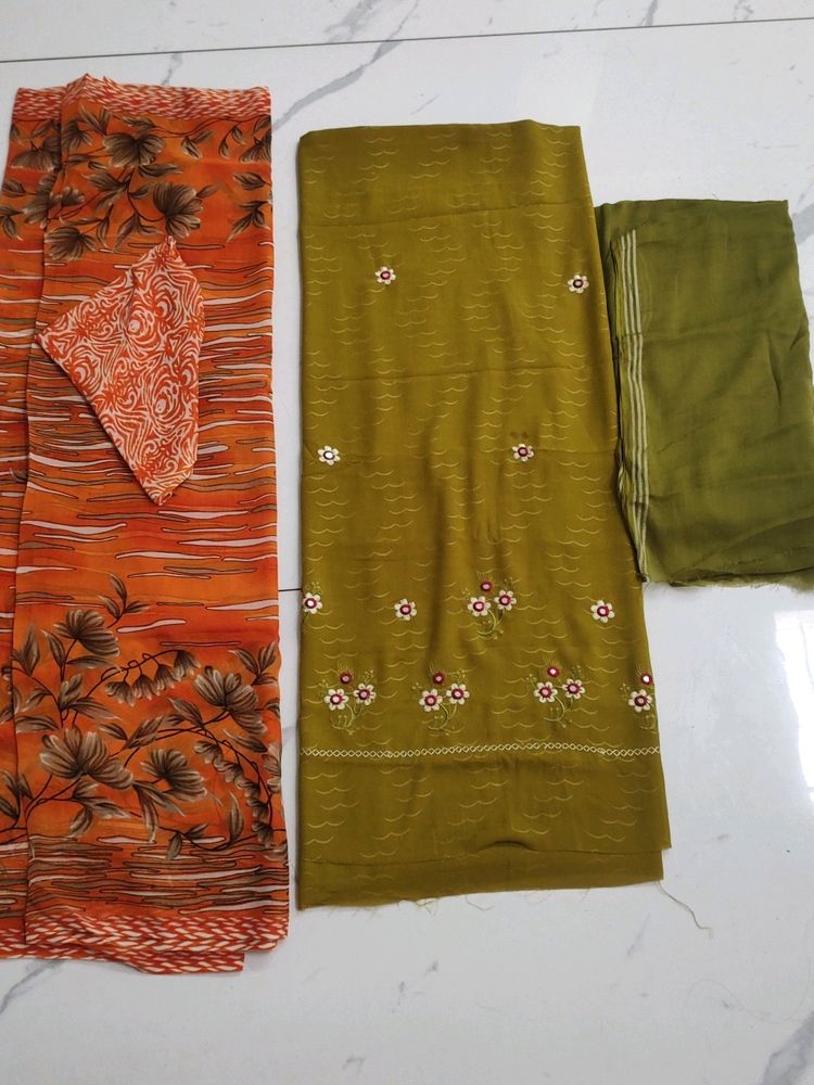 Saree And Suit Set